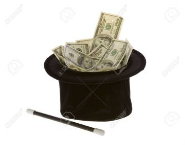 7827643-us-currency-one-hundred-dollar-bills-in-a-black-magic-hat-with-a-magic-wand-isolated-on-white-backgr